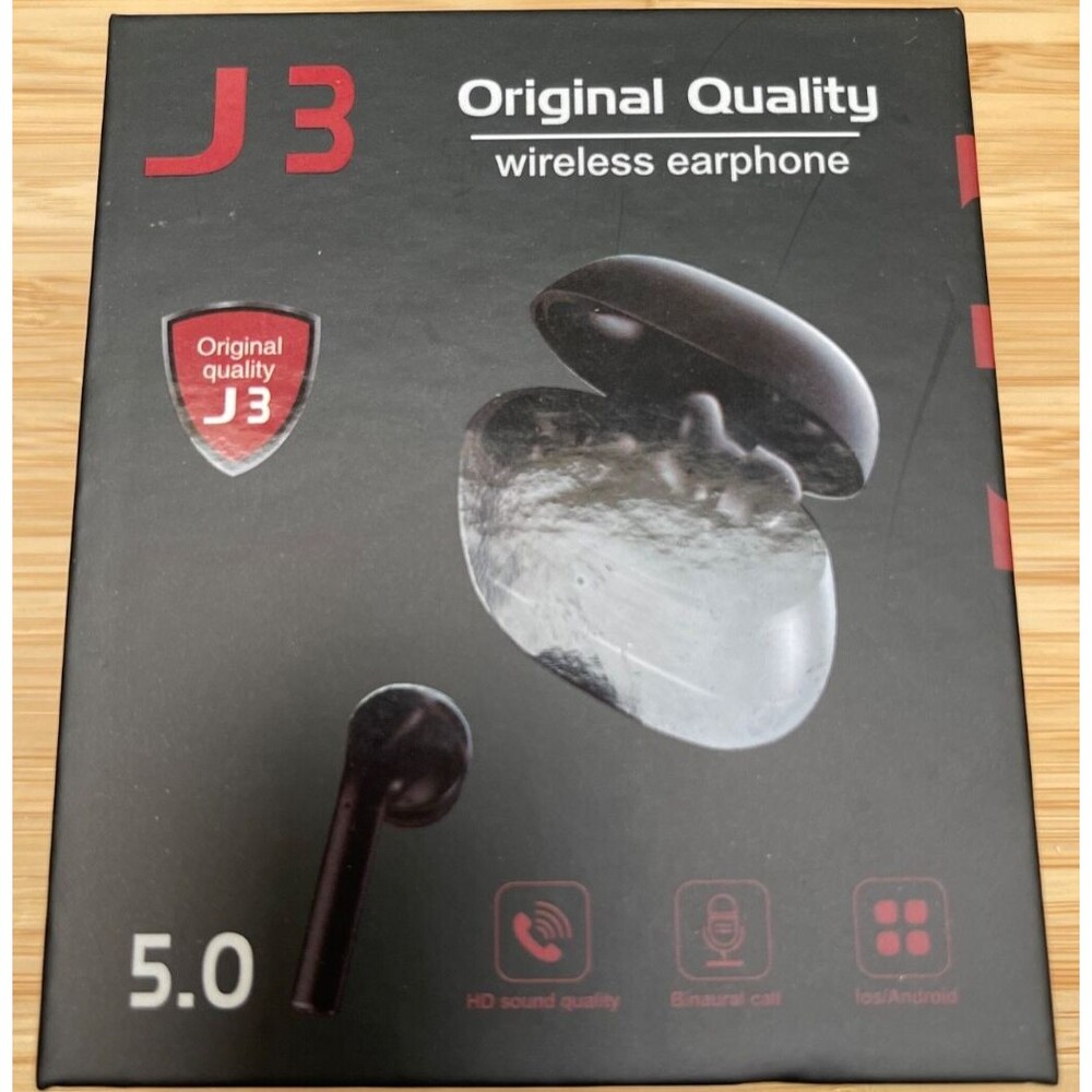 J3 original quality 5.0 bluetooth wireless earphone